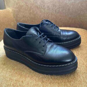 Summit Black Oxford Shoes Women's 37